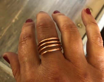 Copper multiband wrap ring