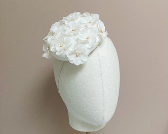 Flower Covered Hat Union Made 1950 display picture 3