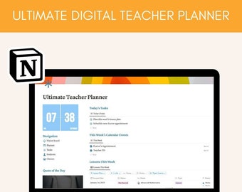 Notion Teacher Planner | Digital Teacher Planner