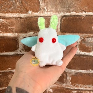 Mothman Plush// Cryptid Plushie// Pocket Plushie