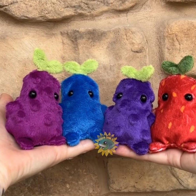 Blueberry Plush Baby - Etsy