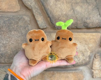 Stretchy Existential Dread Potato Plush// Potato Plushie// Beanie Pal