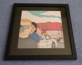 Modern Bobby - Hilly Ghost [8in. x 8in.] [FRAMED]