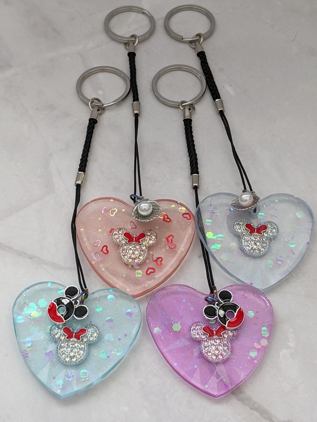 Fun and Adorable Minnie Mouse Keyrings! - Etsy
