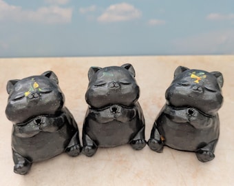 Decorative Resin Zen Kitty Incense Holder