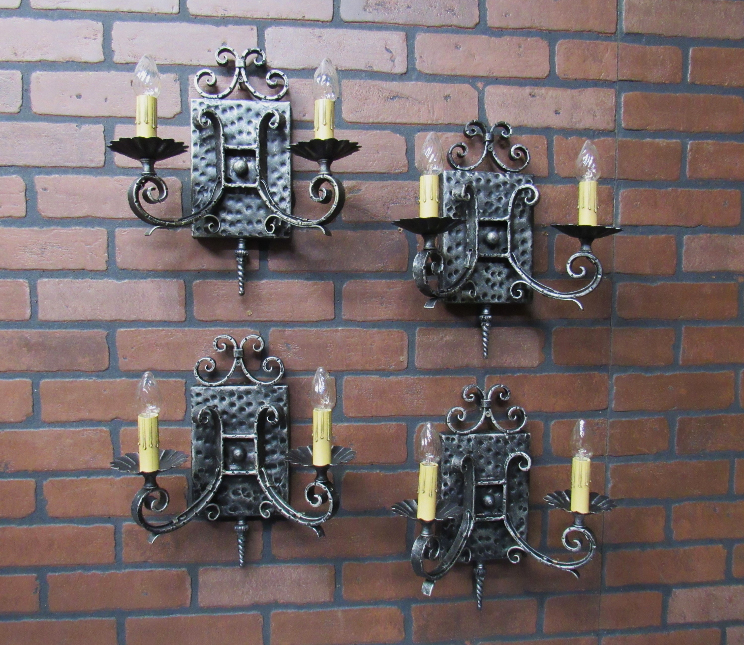 Vintage spanish revival sconces deals