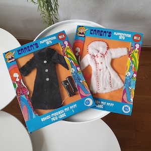 Ubrania dla lalek Karen z 1973 r. oryg. Ubrania WELO Barbie - vintage i NOWOŚĆ! lata 70