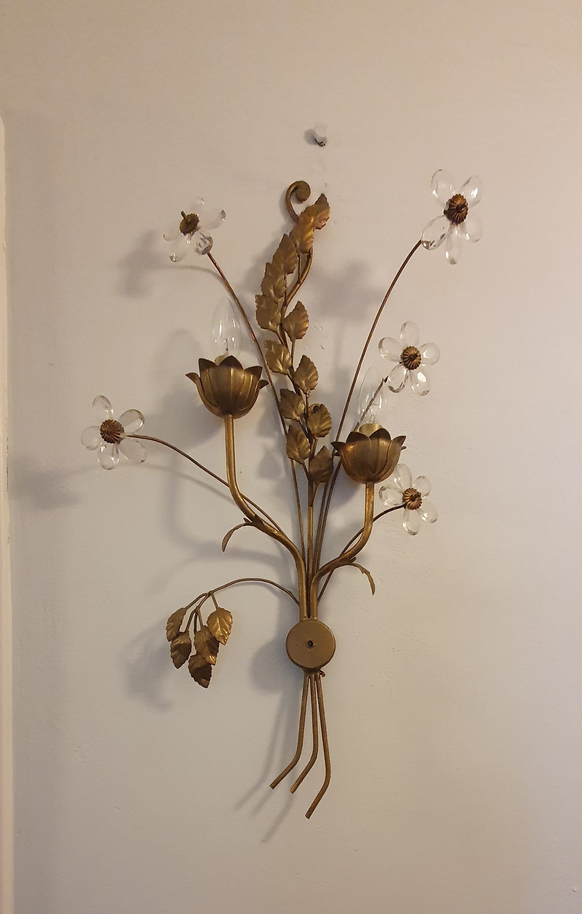 Floral Sconce Etsy Australia