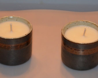 Recycled Japanese Tea Cup Soy Candle
