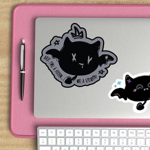 Xdinary Heroes Hero or Villain? and Kawaii Bat Character Stickers | Laminated Die Cut Vinyl | Kpop Sticker