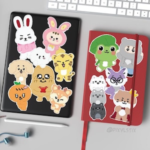 SVT Seventeen Miniteen Character Sticker | Laminated Die Cut Vinyl | Kpop Sticker | Cute Kpop Fan Art