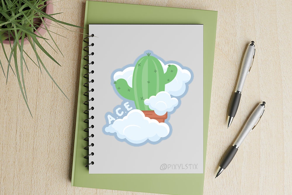 A.C.E Cactus Cloud Sticker | Laminated Die Cut Vinyl | Kpop Sticker | Cute  Kpop Fan Art - Etsy Hong Kong