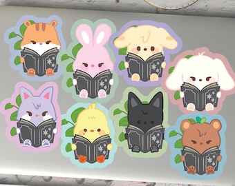 ATZ Ateez Aniteez Book Sticker | Laminated Die Cut Vinyl | Bookish Gift | Kpop Fan Art Sticker