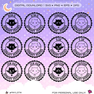 Xdinary Helden Fledermaus Stempel Vektor-Dateien | svg, png, jpg, eps | Schneide Dateien für Cricut und Silhouette