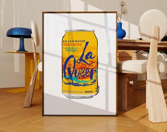 LaQueer Art Print, Queer Pop Wall Art