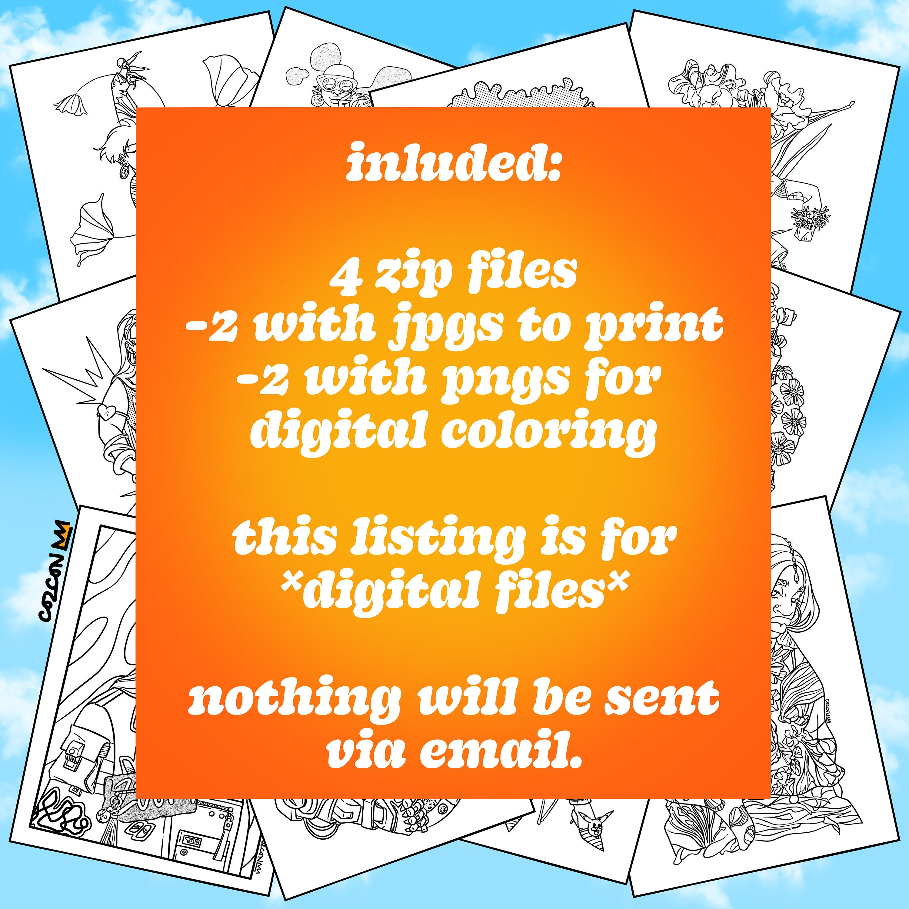 Fashion Coloring Book, Printable Coloring Sheets, Art Therapy, Stress