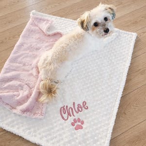 Custom Pet Blanket - Custom Dog Blanket - Personalized Pet Blanket - Personalized Dog Blanket image 2