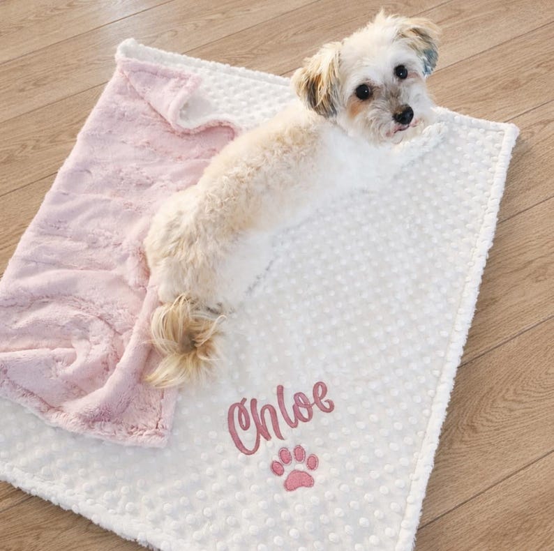 Custom Pet Blanket - Custom Dog Blanket - Personalized Pet Blanket - Personalized Dog Blanket image 2