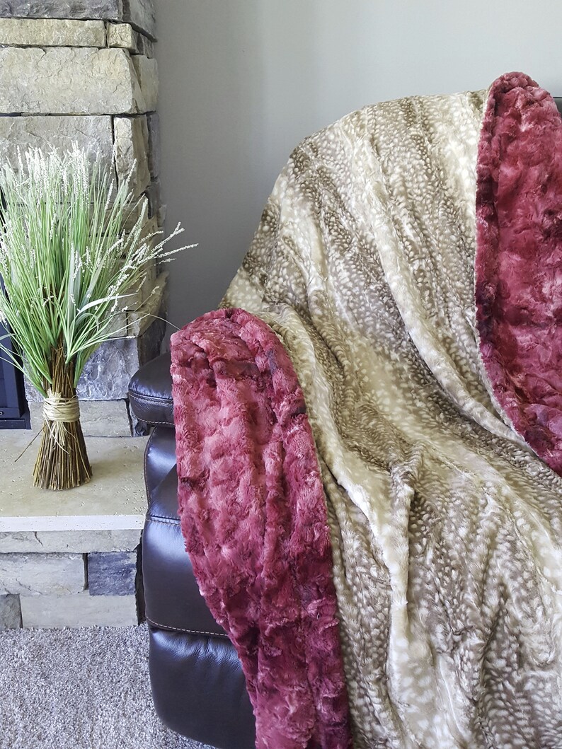 fawn minky blanket