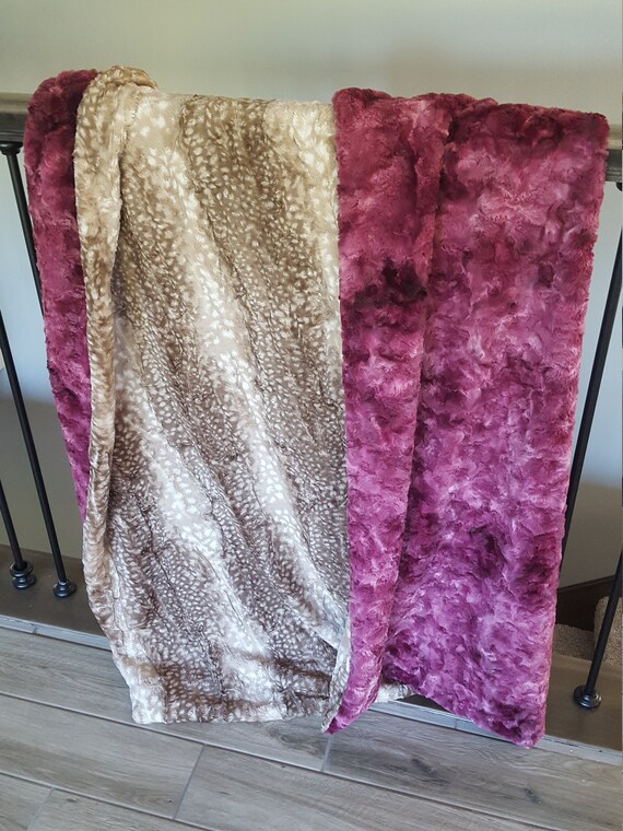 fawn minky blanket