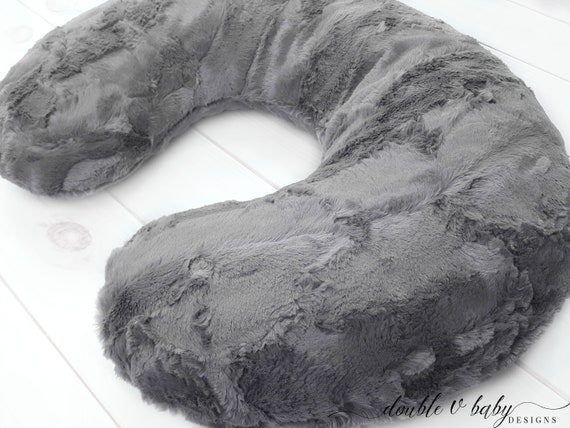 Nursing Pillow Cover Bare Naked Pillow Slipcover Grey Etsy