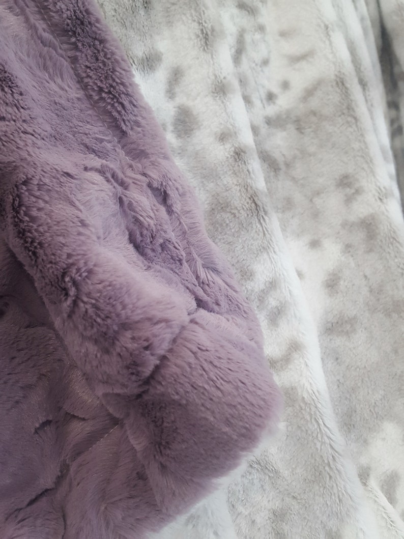 Siberian Leopard Minky Blanket Adult Minky Blanket Faux Etsy