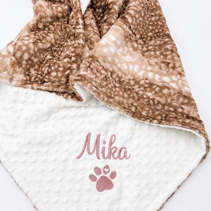 Custom Pet Blanket - Custom Dog Blanket - Personalized Pet Blanket - Personalized Dog Blanket image 3