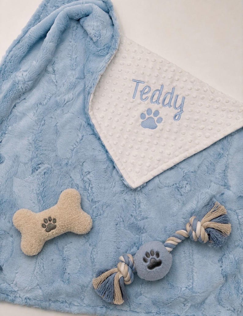 Custom Pet Blanket - Custom Dog Blanket - Personalized Pet Blanket - Personalized Dog Blanket image 1