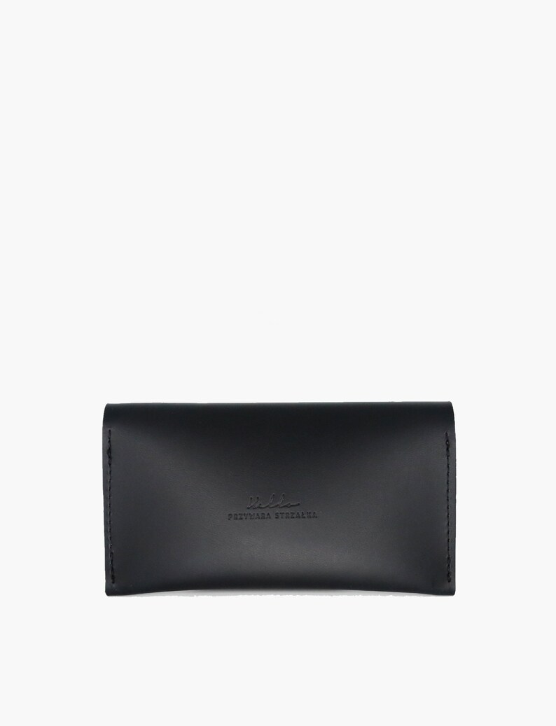 Minimalist Leather Wallet with Cloud image 4