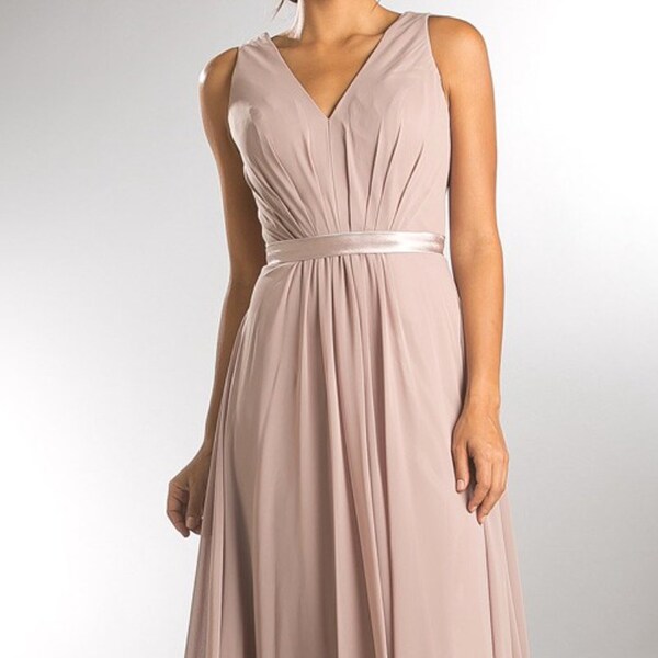 Blush Evening Dress Etsy