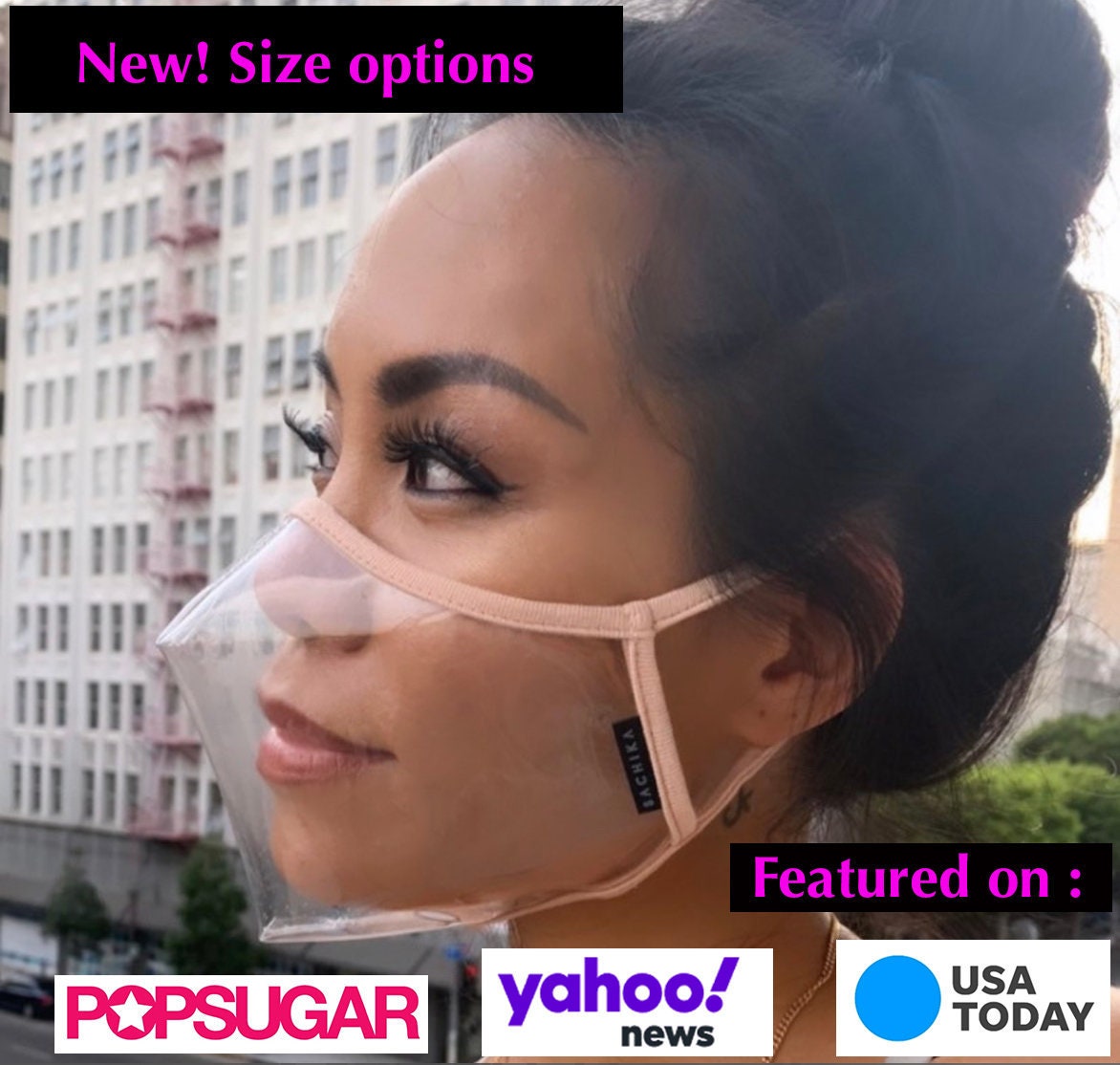 100 Clear Face Mask the REVEAL Quality Mask for Lip Reading Etsy