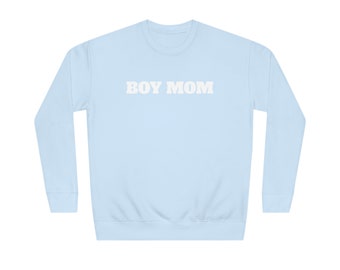 Cute Boy Mom Crew Sweatshirt - Mom gift - Mother's Day Gift