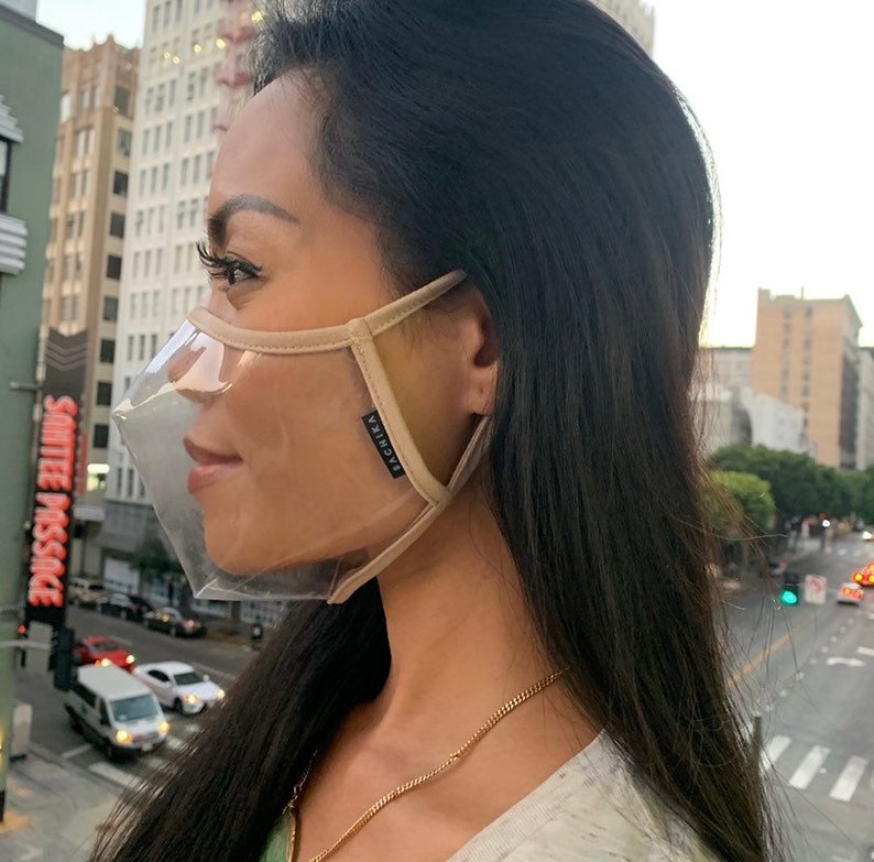 100 Clear Face Mask The REVEAL quality mask for Lip Reading Etsy