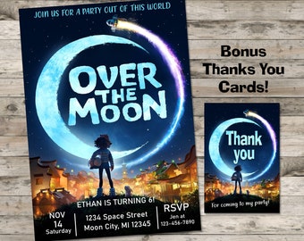 Over The Moon Party Etsy Over The Moon Party Etsy