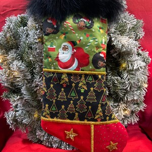 A Jolly Santa Christmas Stocking