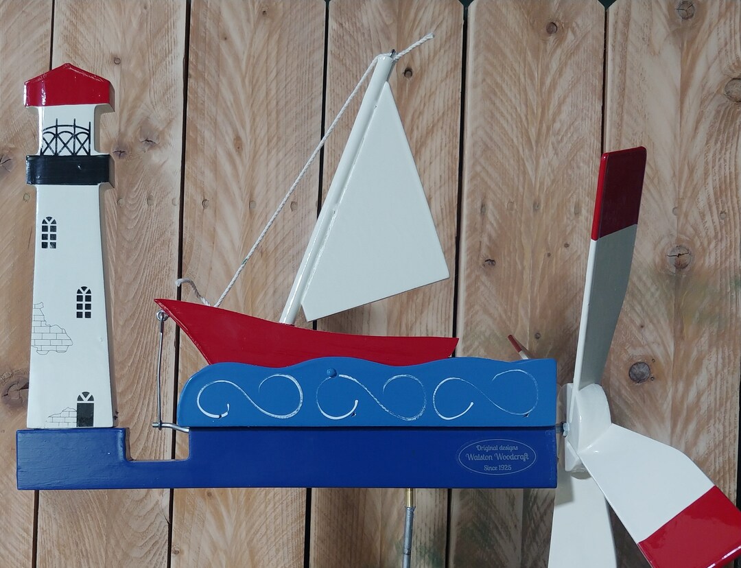 Sailboat Whirligig Etsy