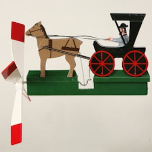 Tourbillon amish pour chevaux et buggy,