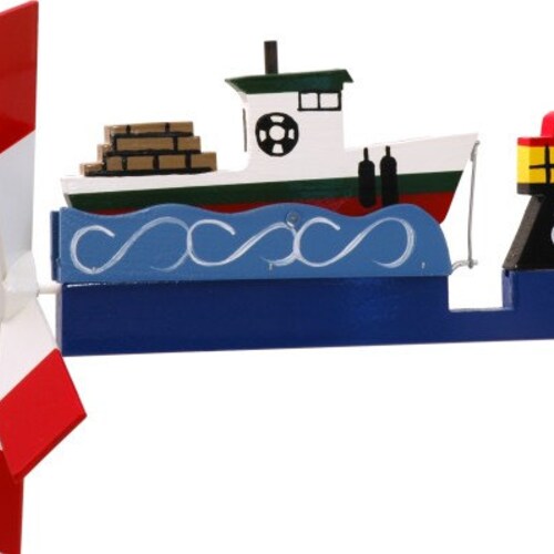 Lobster Boat Whirligig Etsy