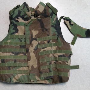 US Army Interceptor Body Armor Yoke and Collar Back Assembly