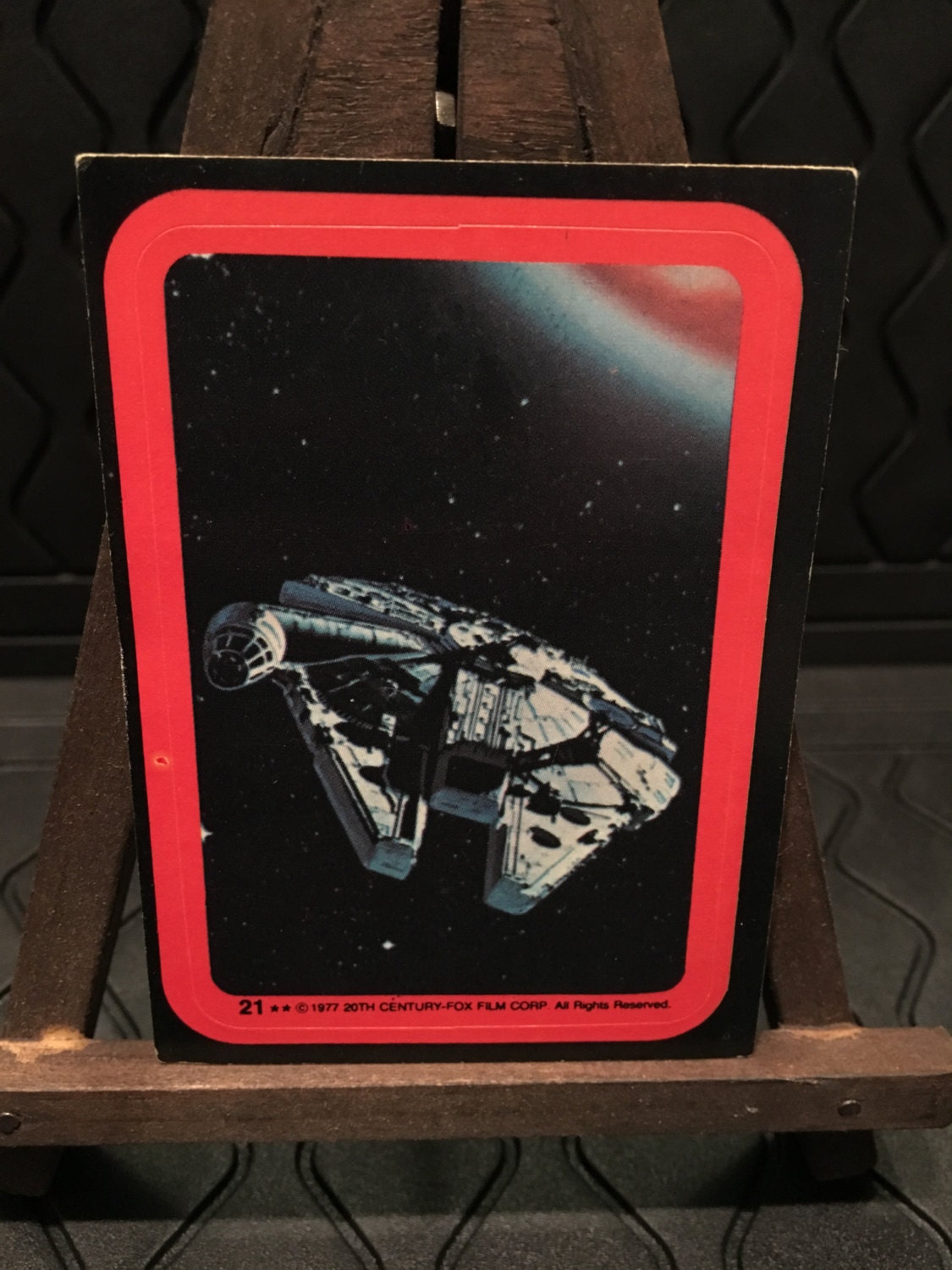 1977 STAR WARS Collector Trading Card Sticker 21 Very Good Etsy