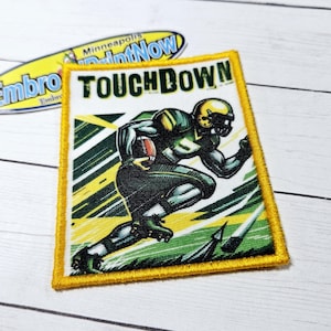 Green Bay Packers Touchdown Patch Yellow and Green Patch-Football Patch-Custom Patch