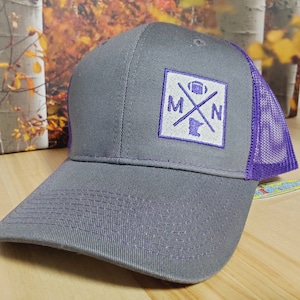 Skol Vikings  Game Trucker Embroidery Hat Vikings Skol Fan Hat