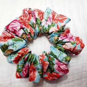 Vintage flowers 90&#39;s  scrunchies hair ties