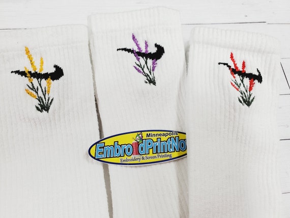 Embroidered Botanical Flowers, Strawberry Cherry, Authentic Nike