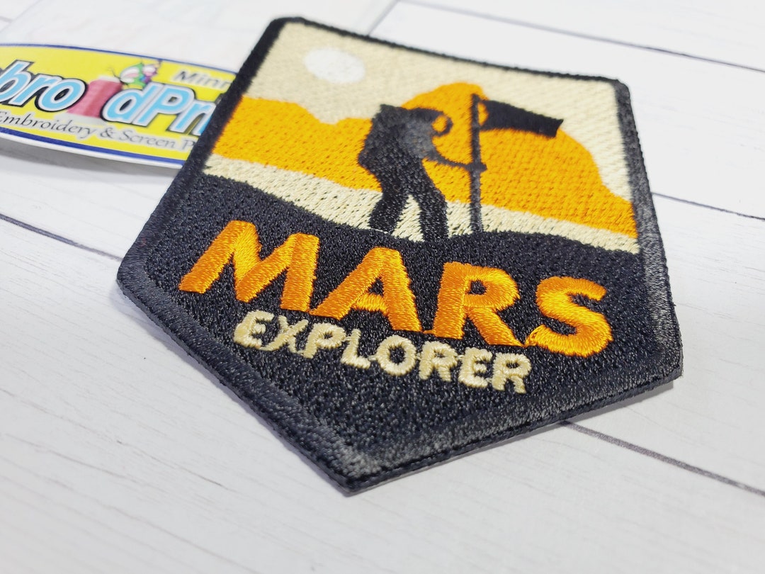 Mars Explorer Embroidered Patch - Iron on Tactical Patch (3x2.50) - Etsy