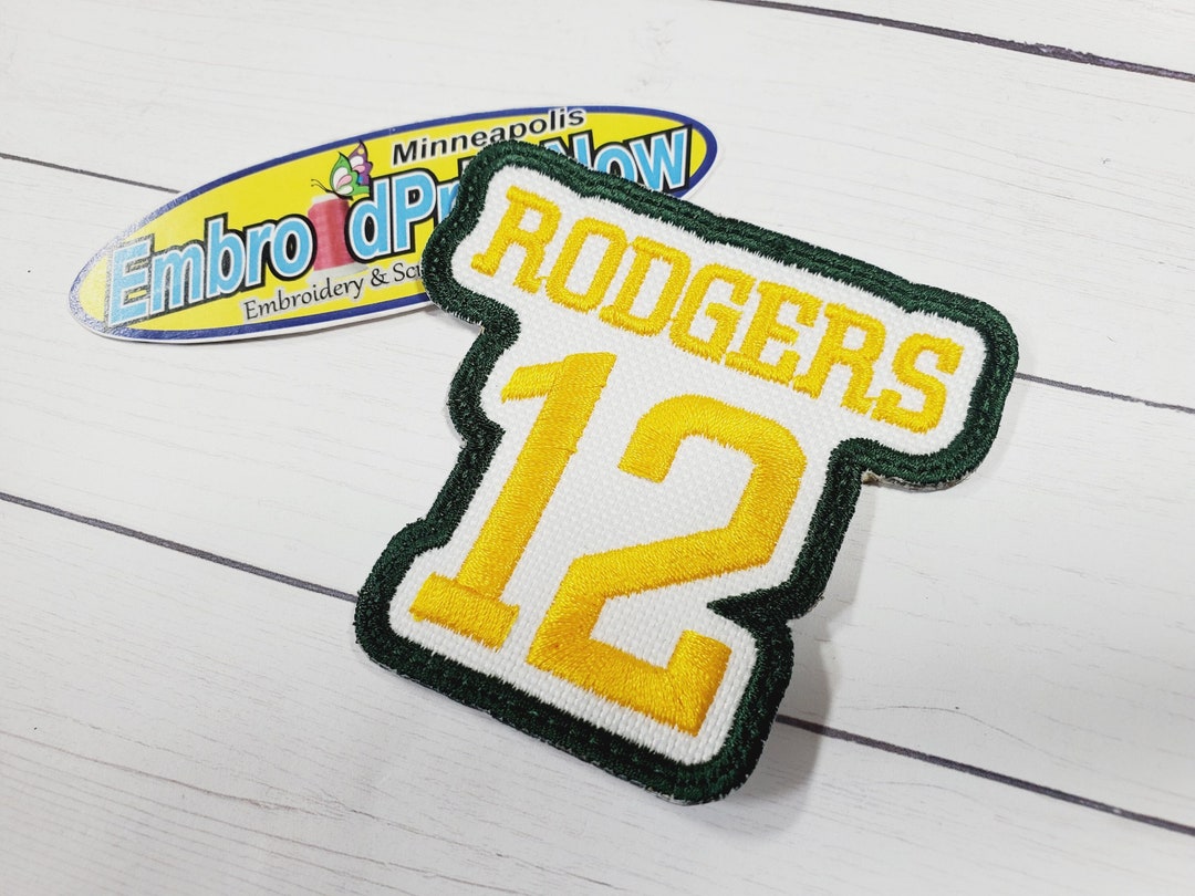 Rodgers Rangers Patch Aaron Rodgers Green Bay Packers Embroidered Patch - Iron on or Sew - Etsy