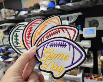 NFL Team Patch: Embroidered Iron-On Football Applique