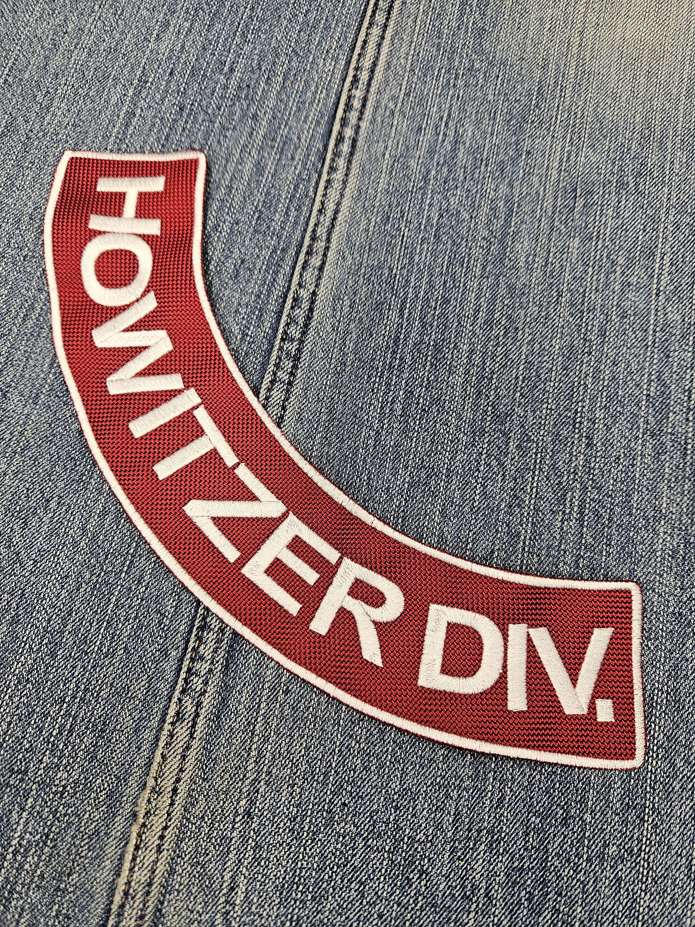 Lower Rocker Banner Custom Embroidered Banner Small Rocker Name Motorcycle Vest Patch ...