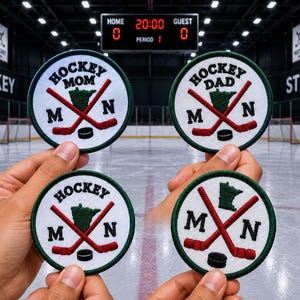 Minnesota Wild Hockey Embroider Patch Iron On