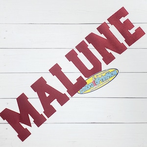 Tackle Twill 3 Inch Athletic Applique  Name  for Jerseys DIY